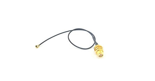 ZhenJiang Saide Electronics 2PCS U.FL Mini PCI to RP-SMA Pigtail Antenna WiFi Cable 6‘’