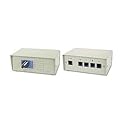 CablesOnline 4-Way ABCD 8P8C RJ45 Metal Rotary Manual Switch Box, SB-035