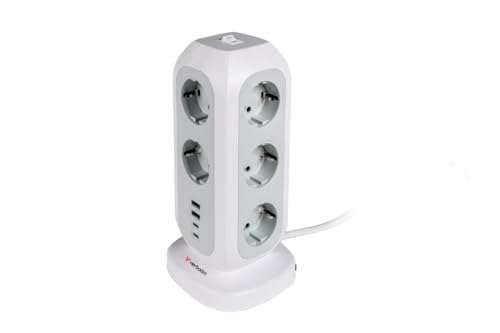 Verbatim EU Power Tower EUPT-01 11xAC / 2xUSB / 2xType-C, W128869199 (/ 2xUSB / 2xType-C)