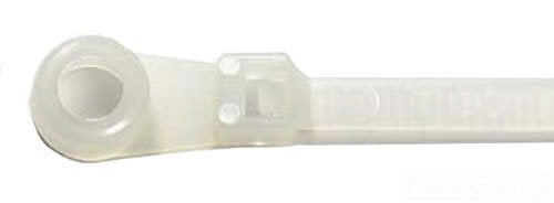 Ty-Rap L-7-50MH-9-C Cable Tie, Mounting Head, 7.5-Inch Length by 0.185-Inch Width, Natural, 100-Pack