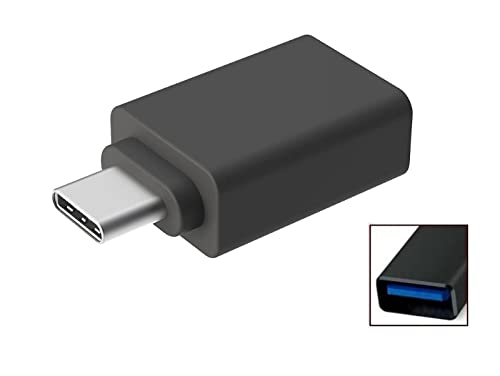 USB-C to USB-A Adapter for MacBook, PC, iPad Pro, Samsung, Dell XPS, iPhone 15, Receivers Dongles, Keyboards, Mouse, Webcams, Camera Cable, Portable…