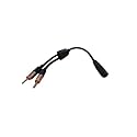 Car Radio Female to 2 Male Universal Antenna Splitter Adapter Cable 40-UV44