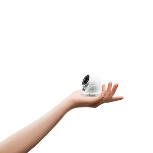 2MP 1080p Mini Dome Security Camera - 4-in-1 AHD/TVI/CVI/CVBS, 3.6mm Lens, IR Night Vision, Weatherproof Indoor/Outdoor Infrared Night Vision CCTV