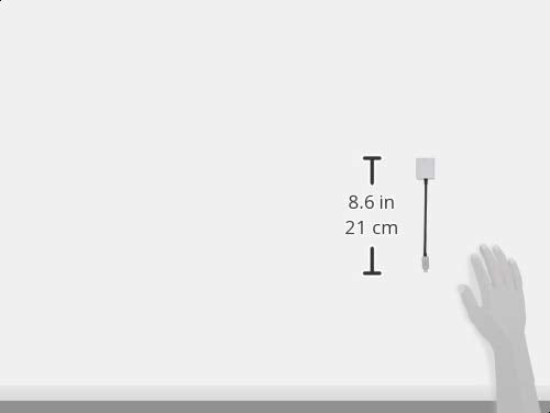 Amazon Basics Aluminum USB 3.1 Type-C to VGA Adapter, Gray, 1.65 x 1.38 x 0.63in