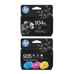 HP 934XL Blk/935 CMY Original Ink Bundle for OfficeJet/Pro 6230/6830