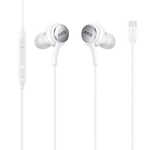 SAMSUNG AKG Earbuds Original USB Type C in-Ear Earbud Headphones with Remote & Mic for Galaxy S23 Ultra, A53 5G, S22, S21 FE, S20, Note 10, 10+, S10…