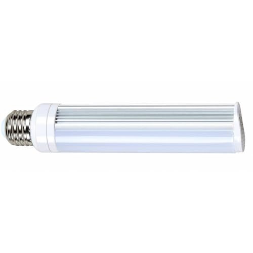 Satco 6.88 Inch 8W LED PL Medium Base Replacement Lamp-3000 Color Temperature-White Finish