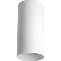 Progress Lighting 6-Inch Cylinder Outdoor Ceiling Light, 1-Light Modern Flush Mount Ceiling Light Fixture, Interior and Exterior Lighting for Home or