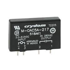 M-OAC5A-217, Relay Module, 518AK1 Rev C Dover I/O, Control: 240 VAC, Plug-in Termination