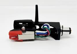 ReadyWired Black Headshell with Cartridge Stylus for Pioneer PL-4, PL-445, PL-5, PL-6, PL-707, PL-740, PL-750, PL-L1000, PL-600