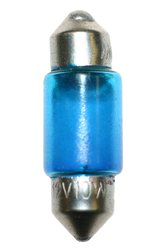 CEC #3175B BLUE MINIATURE BULB FESTOON SV8.5MM BASE