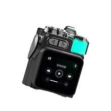HaKaDeBe Portable RGB Gaming Speaker, LED Display, Bluetooth 5.4, 10W Output, IPX5 Waterproof, 4000mAh Battery, Black (RGB Version with Color Screen)
