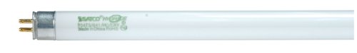 Satco S8119 6500K 24-Watt Mini Bi Pin T5 HO High Performance Lamp, Daylight, White