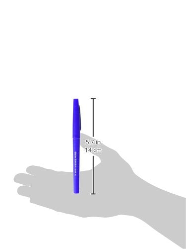Paper Mate Flair Felt Tip Pens, Medium Point (0.7mm), Blue, 12 Count - Teacher Supplies, Arts & Crafts, Back to School