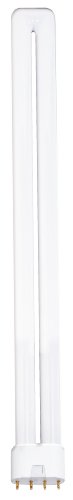 Satco S8663 3000K 36-Watt 2G11 Base T5 Long Twin 4-Pin Tube for Electronic Ballasts