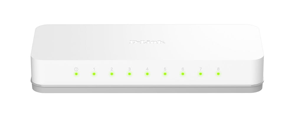 D-Link 8-Port Fast Ethernet Desktop Switch (GO-SW-8E)