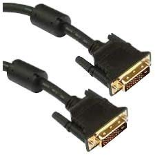 Unirise DVID-MM-10F DVI-D Dual Link 24+1 Male - Male - DVI for Video Device, Projector, TV - 10 ft - 1 x DVI-D (Dual-Link) Male Digital Video - 1 x