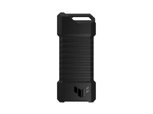 ASUS TUF Gaming A1 External M.2 NVMe SATA PCIe SSD Enclosure - USB-C, M.2 Q-Latch for Easy Installation, Drop Resistance, IP68 Water and dust