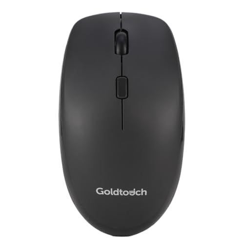 Goldtouch Wireless Mouse for Office, Bluetooth and 2.4 GHz, Black, 1 Count