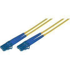 1-Meter 9u/125u Fiber Optic Patch Cable Singlemode Duplex LC to LC - Yellow-by-Camplex