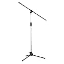 Rok-It Standard Fixed Boom Arm Microphone Stand with Height Adjustable Tripod Base, 40" to 67" (RI-MICTP-FBM)