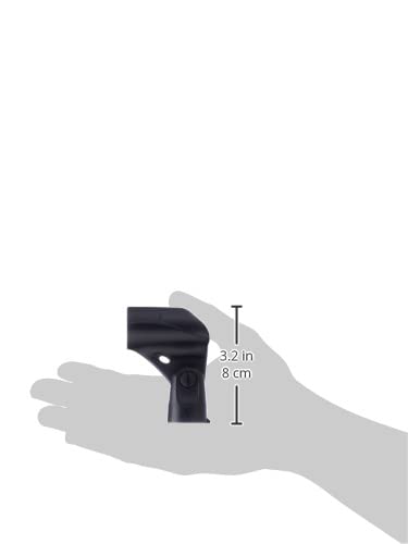 Shure A25D Microphone Clip - Stand Adapter for Handheld Mics with 3/4 (25-30mm) Barrel Diameter, PGA48, PGA57, PGA58, PGA81, SM48, SM57, SM58, SM94