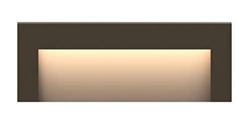 Hinkley Landscape Lighting Taper Wide Horizontal 12v Deck Sconce - Aluminum, Low Voltage, Mounts Flush to Surface, Integrated LED, Wet Rated, Modern