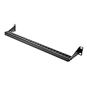 StarTech.com 1U Rack Mountable Cable Lacing Bar w/Adjustable Depth, Cable Support Guide for Organized 19" Racks/Cabinets, Horizontal Cable Guide for