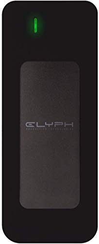 Glyph Atom SSD (External USB-C, USB 3.0, Thunderbolt 3) (500GB, Black)