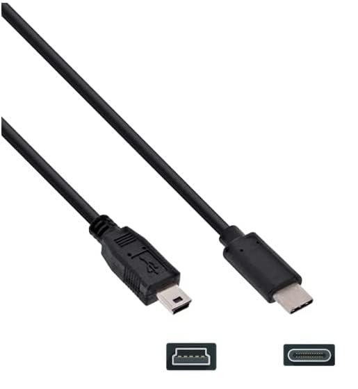 USB C Data Transfer Interface Cable Cord Wire for Canon EOS Rebel T5i T6 T6i T7, Select Powershot, Vixia, for Nikon DSLR D610 D90 (See List