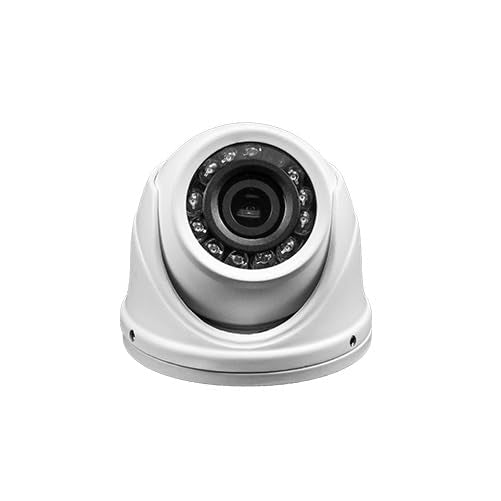 2MP 1080p Mini Dome Security Camera - 4-in-1 AHD/TVI/CVI/CVBS, 3.6mm Lens, IR Night Vision, Weatherproof Indoor/Outdoor Infrared Night Vision CCTV