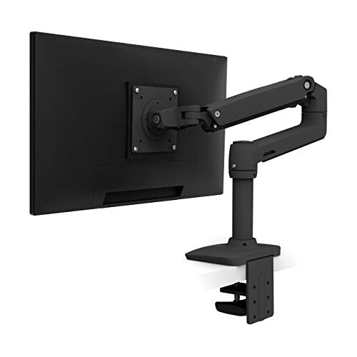 Ergotron - LX Monitor Arm, Single Monitor Desk Mount - fits Flat Curved Ultrawide Computer Monitors up to 34 Inches, 7 to 25 lbs, VESA 75x75mm or