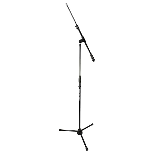 Ultimate Support PRO-R-T-T Pro Series R Microphone Stand w/Telescoping Boom, Plastic Tripod Base, and Standard Height