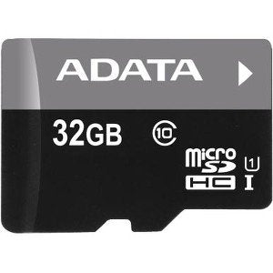 ADATA Premier 32GB UHS-I Class10 MicroSDHC Memory Card with Adapter for Smartphones, Tablets, and Digital Cameras