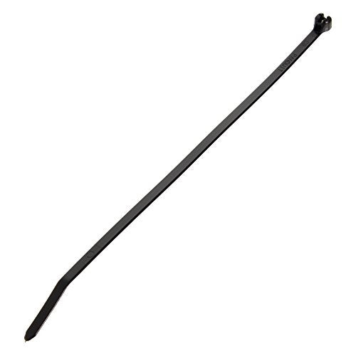 Panduit BT1M-C0 Dome-Top Barb Ty Cable Tie, Weather Resistant Nylon 6.6, Miniature Cross Section, Curved Tip, 18lbs Min Tensile Strength, .90" Max