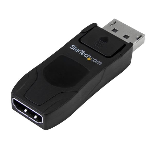 StarTech Compact DisplayPort to HDMI Adapter, 4K 30Hz, HDCP (DP2HD4KADAP)