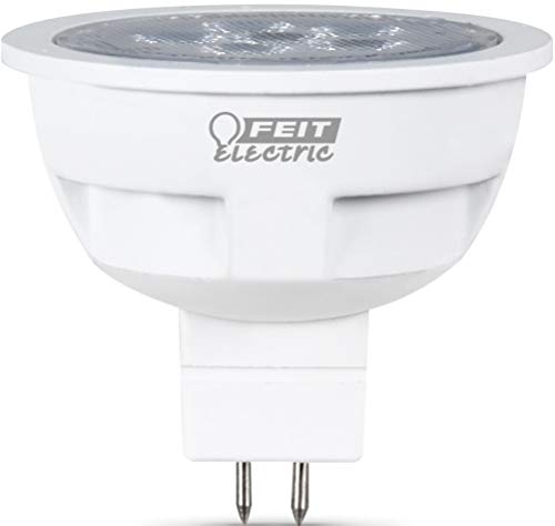 Feit Electric BPEYC/LED Dimmable LED Light Bulb, 12 Volts, 9 Watts, 700 Lumens, MR16 Bulb Shape, GU5.3 Base, MOL 1.78" H x 1.97" D, 3000K Warm White