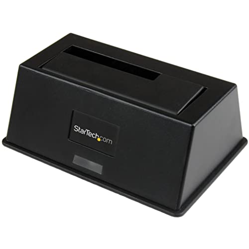 StarTech.com Single Bay USB 3.0 to SATA Hard Drive Docking Station, USB 3.0 (5 Gbps) Hard Drive Dock, External 2.5/3.5" SATA I/II/III HDD/SSD Docking