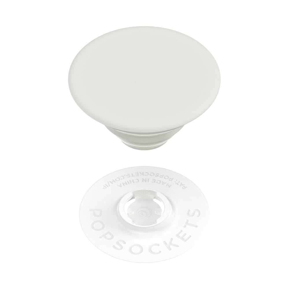 PopSockets Adhesive Phone Grip, Holder, Phone Stand, White - Creme Fresh