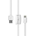 ChargerLeash "Forget-Me-Not" Apple Certified Lightning to USB Cable with Built in Alarm- 4 Feet (.09 Meters)