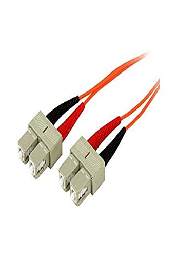 StarTech 2m OM2 Multimode Fiber, SC to SC, Plenum (50FIBPSCSC2)