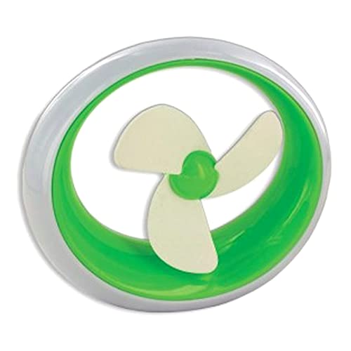 USB Personal Desk Fan- Desktop Companion High Output Compact Design Silent for Office Home Bedroom Desktop - Green