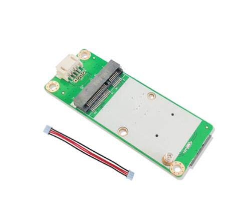 Taidacent Mini PCI Express/PCIE to USB Adapter Card for WiFi Wireless WWAN 4G LTE Module Modem with SIM UIM Card Slot (4PIN PH2.0)