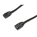 OKGear Straight to Straight Round SATA III Cables (36", black)