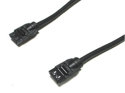 OKGear Straight to Straight Round SATA III Cables (36", black)