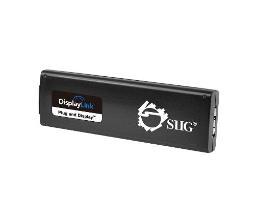 SIIG USB 3.0 to DisplayPort Adapter and USB 3.0 Cable (JU-DP0011-S1)