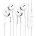 Wired Earbuds, [Clear Calls & No Noise] 3.5mm Headphones with Microphone in Ear Earphones HiFi Stereo Volume Control…