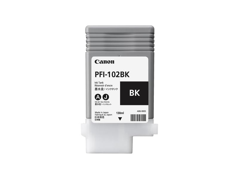 Canon Canonamp;reg; - 0895B001(PFI-102) Ink, 130 mL, Black - Sold As 1 Each - Maximizes the potential of your Canonamp;reg; imagePROGRAF printer.