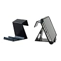 The SkyClip Airplane Cell Phone Back of Seat Inflight Tray Table Clip and Sturdy Phone Stand, Compatible with iPhone, Android, Tablets, and Readers