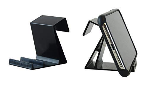 The SkyClip Airplane Cell Phone Back of Seat Inflight Tray Table Clip and Sturdy Phone Stand, Compatible with iPhone, Android, Tablets, and Readers